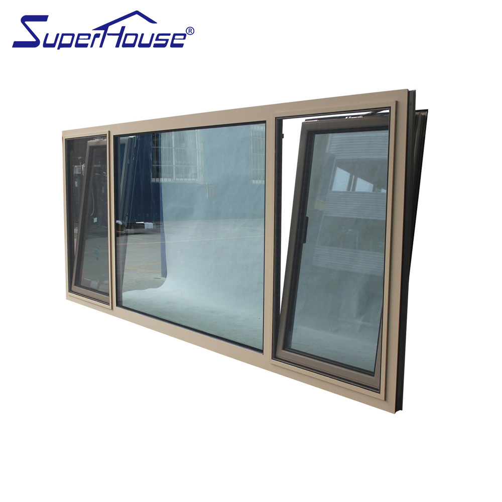 superhouse 36 x 48 casement window Hot sale aluminium window tilt&turn opening fenster