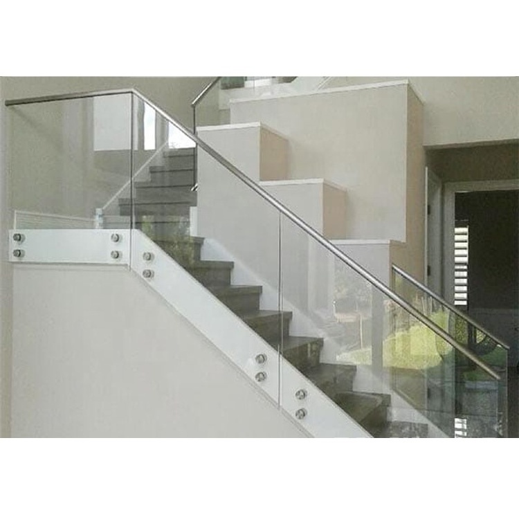 Superhouse Frameless Balustrade Glass Railing 12-13.52mm Swimming Pool Glass Fence Deck Pool Glass Spigots Balustrade