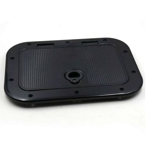 280mm*180mm Marine Deck Plate Access Cover Pull Out Inspection White Or Black Hatch With Latch For Boat  From Isure Marine