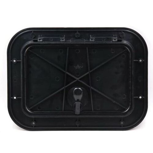 280mm*180mm Marine Deck Plate Access Cover Pull Out Inspection White Or Black Hatch With Latch For Boat  From Isure Marine