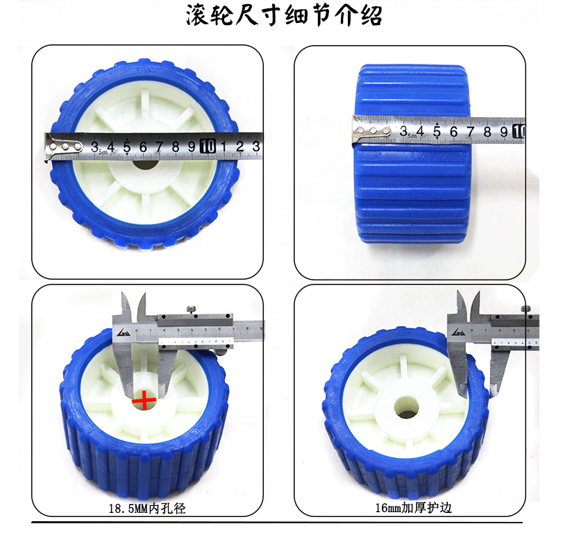 Boat Trailer Galvanized 4 Wheel 6wheel 8wheel 4x4 Tandem Axle Utility Trailer skid rollers