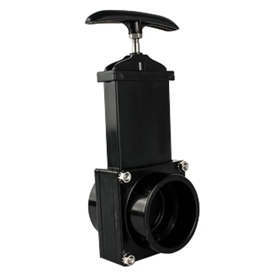 High quality 50 63 75mm Black RV Caravan Motorhome Water Gate Valve RV accessories