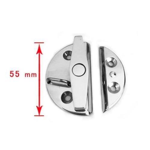 316 Stainless Steel Twist Lock Round Marine Boat Door Catch Latch 2.17