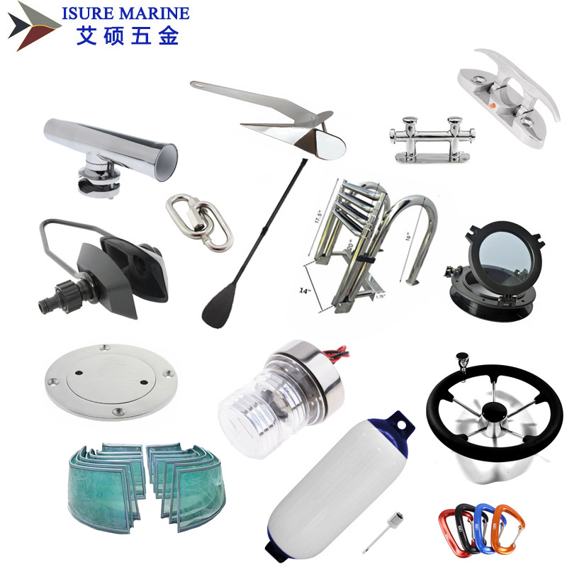 Marine stainless steel marine hardware accessories are suitable for yacht speedboat fishing boat hull accessories