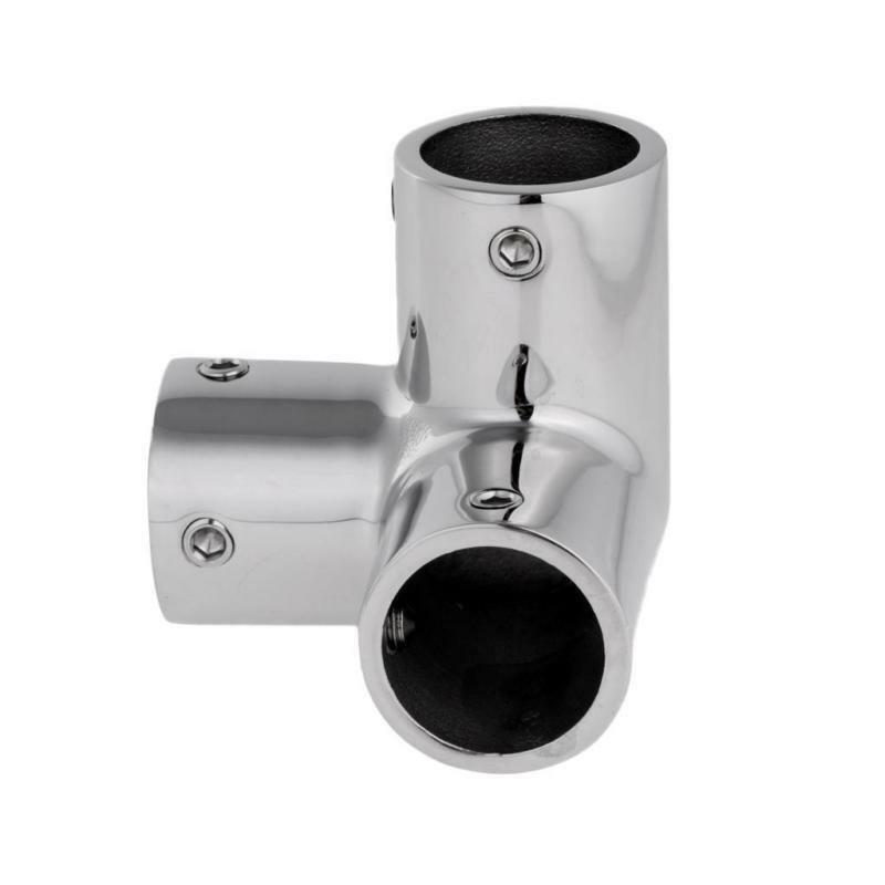 Marine 316 Stainless Steel Boat Handrail Rail Tee Fitting 7/8