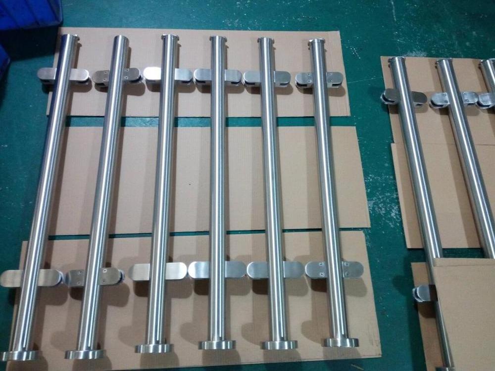 Stainless Steel Balustrade / Handrail for Glass Stair/Balcony/Garden Stair  Handrail Column  From Isure Marine