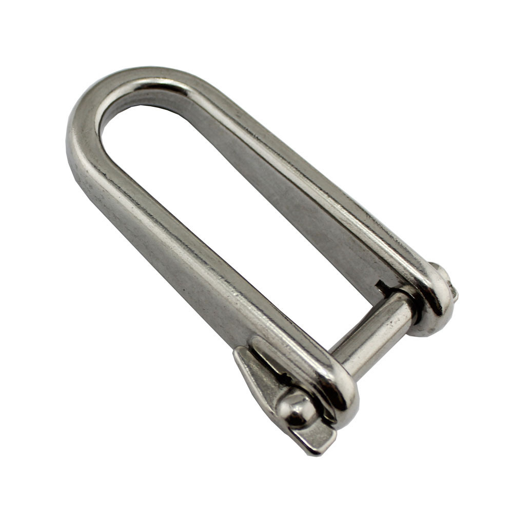 ISURE MARINE High quality kayak stainless steel 316 key pin style shackle U shaped electrolytic polishing marine fitting