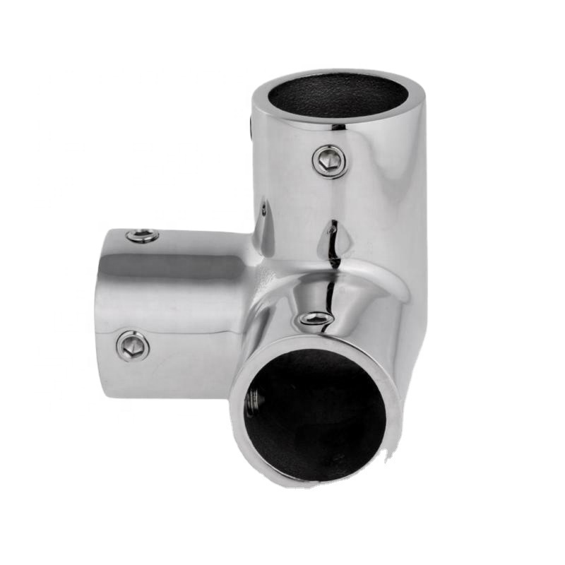 Marine 316 Stainless Steel Boat Handrail Rail Tee Fitting 7/8