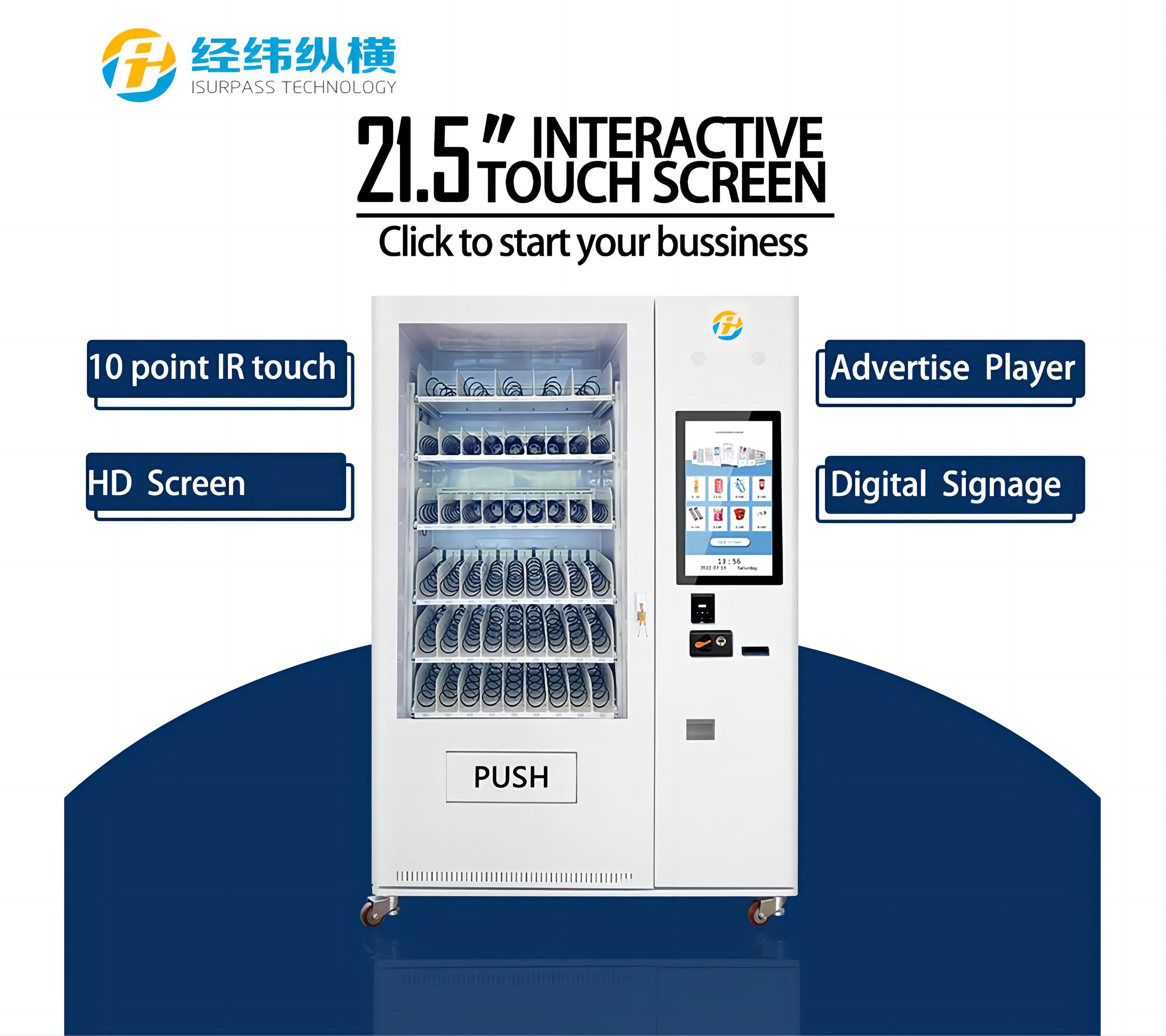 ISURPASS 24 Hours Online Self Service Convenience Stores Protein Milk Shake Vending Machine