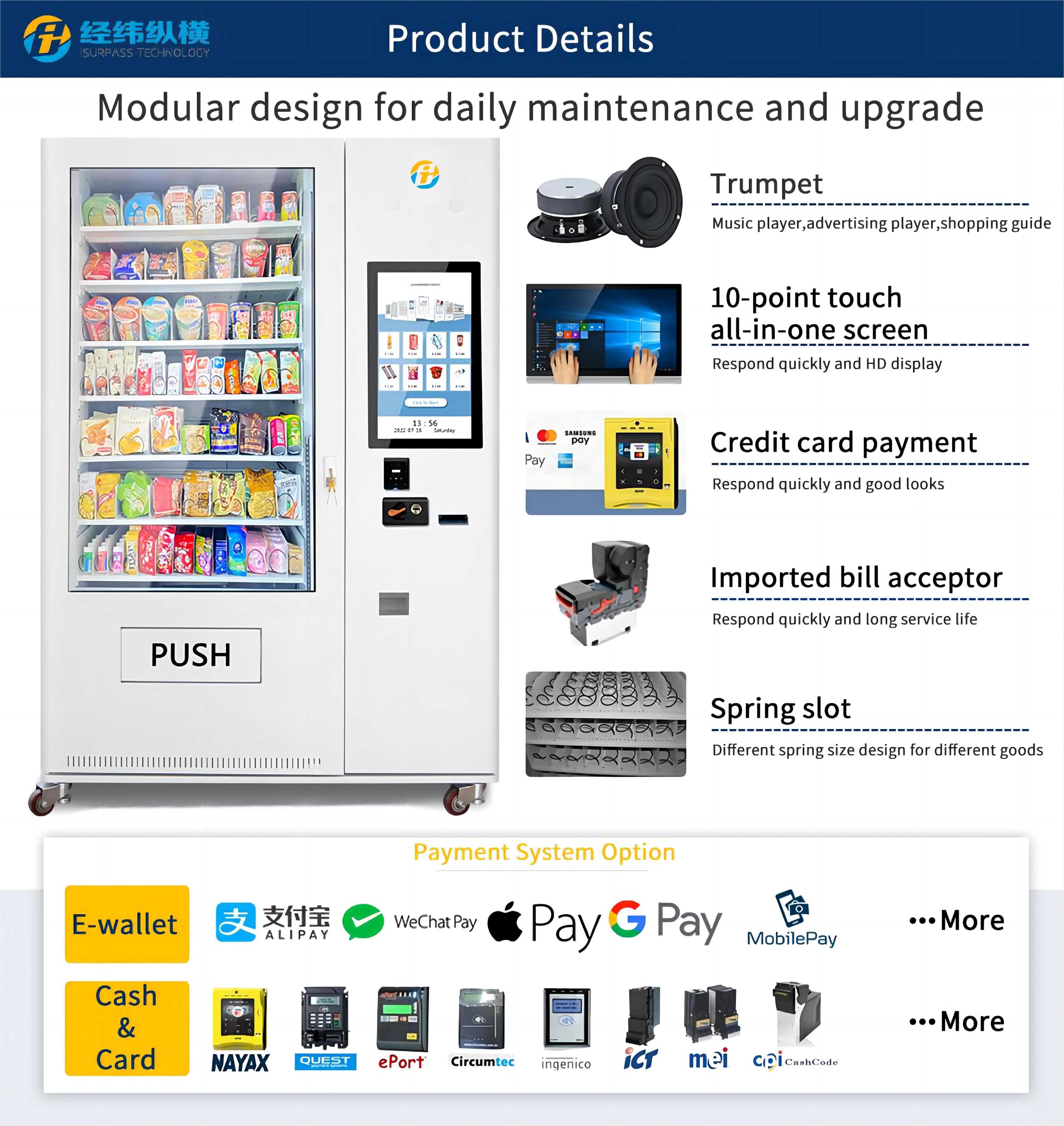 ISURPASS Intelligent Automatic fresh orange juice vending machine