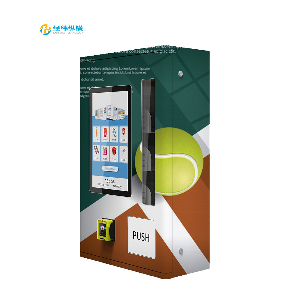 iSURPASS Good Quality Customized Vending Machine Wall Mounted Mini Tennis Ball Vending Machine for Sale