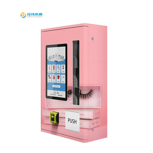 ISURPASS Smart Wall Mounted Eyelash Vending Machine With 21.5 Inch Touch Screen Hair Lashes Press on nail Beauty Vending Machine