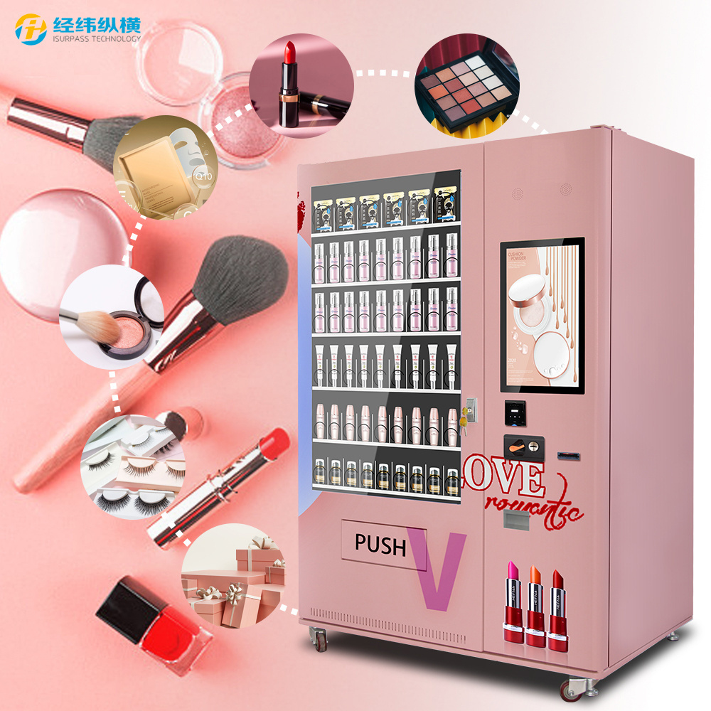 ISURPASS Best seller Customized Graphic Beauty item Vending Machine for Beach With Anti theft function