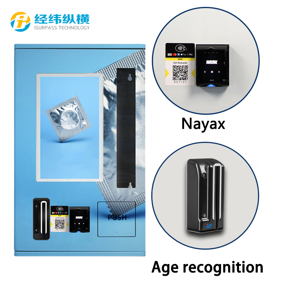 Mini Vending Machine for condoms outdoor Customized Vending Machine With Touch Screen Displaying Video Ads Selling Condoms