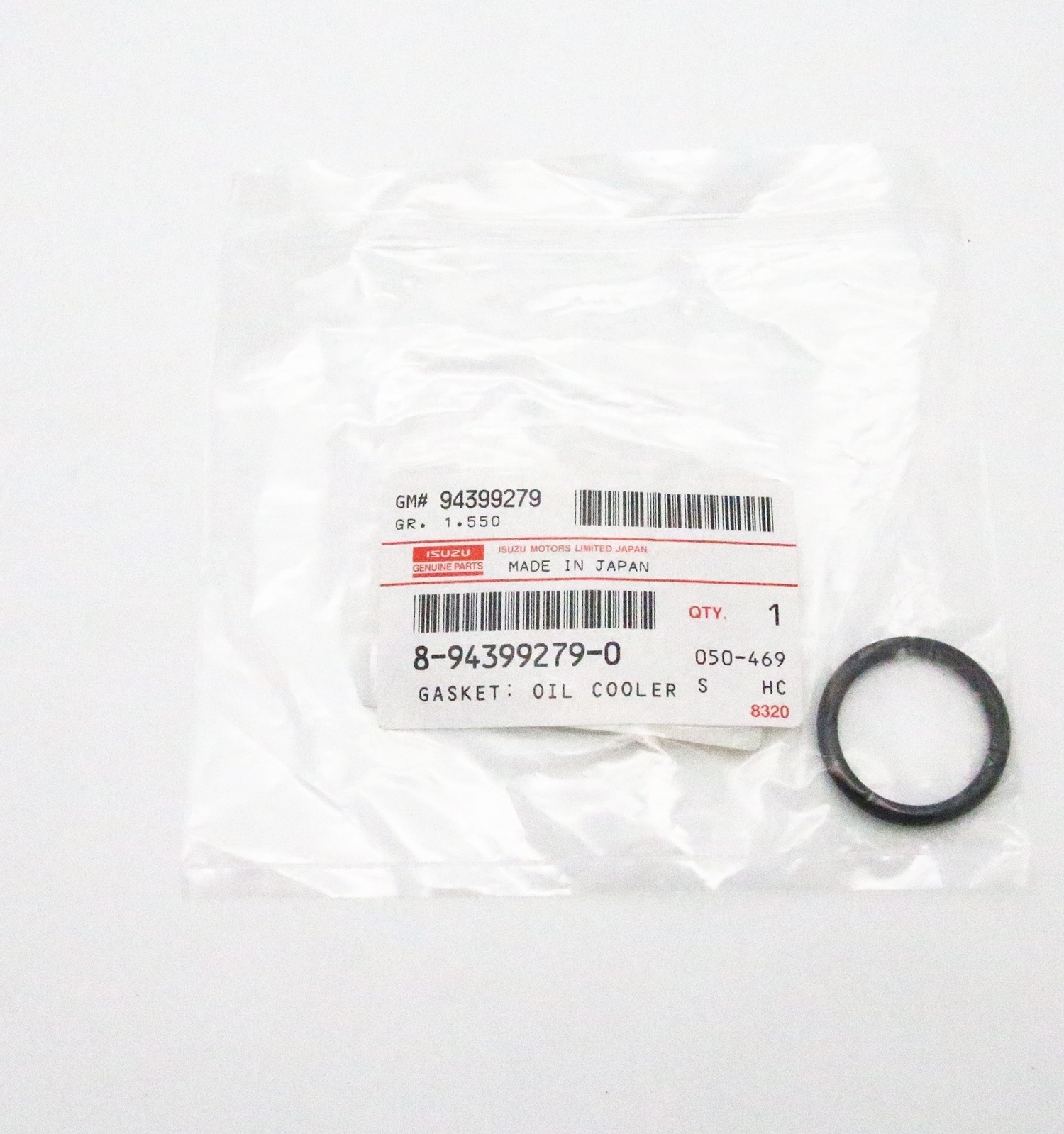 Genuine original parts 6HK1 NPR FTR LV832 8-94399279-0 8943992790 Oil cooler cover gasket