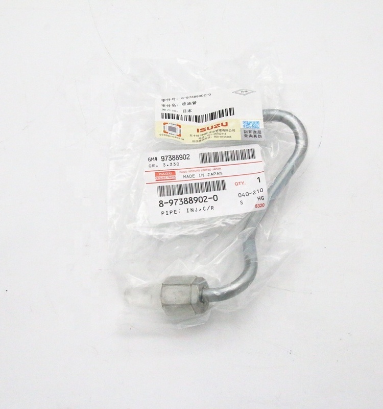 Genuine Original other auto Parts 4JJ1 NPR NKR 8973889020 8-97388902-0 high injector pump tube