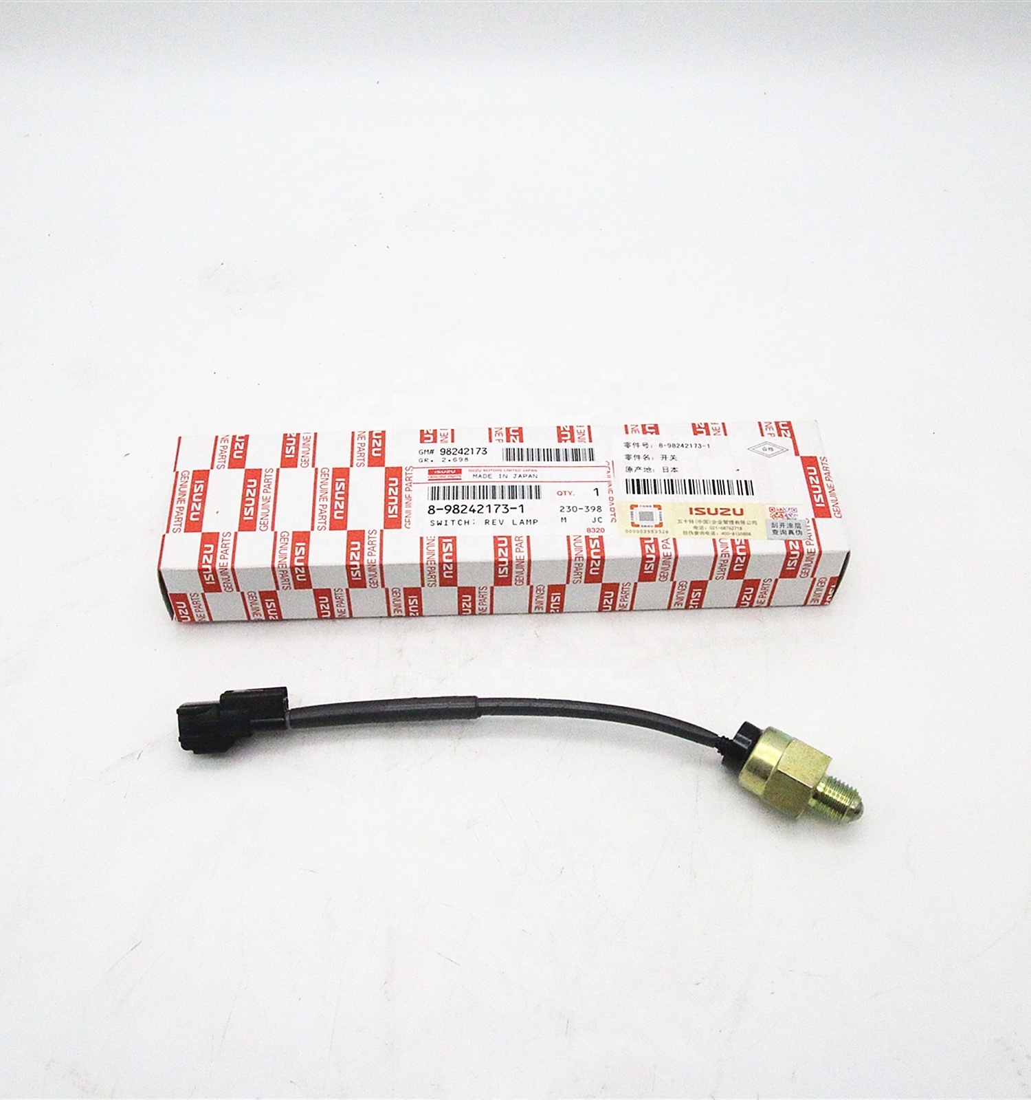 Genuine original parts NPR NQR NNR FTR FRR FSR FVR FSS NKR 8982421731 8-98242173-1 SWITCH REV LAMP