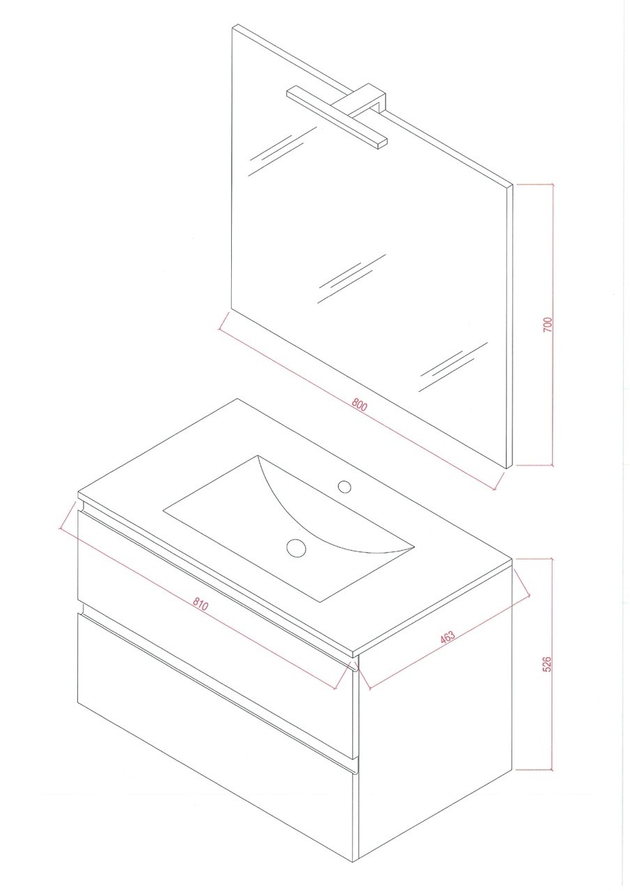 High-Quality Pre-Assembled Bathroom Solutions - Free Standing Bathroom Unit with Mirror - Tailored to Your Style