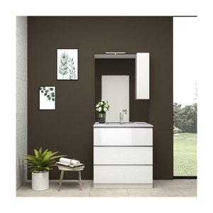 High-Quality Pre-Assembled Bathroom Solutions - Free Standing Bathroom Unit with Mirror - Tailored to Your Style