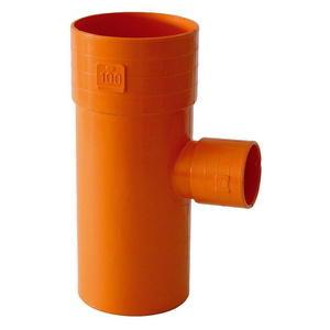 Superior PVC Reduced Branch Connector - Precise Flow with Secure Cold Welding - Ideal for Strong Plumbing Connections