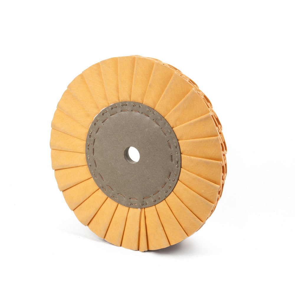 Premium Quality Italy Abrasives Pleated And Cotton Buffing Wheels For Processing Pots Kitchen Accessories And Pipes