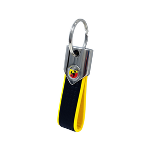 Premium Abarth Auto Ring Keychains - Precise Details and Brilliant Colors - with Serial Number for Authenticity