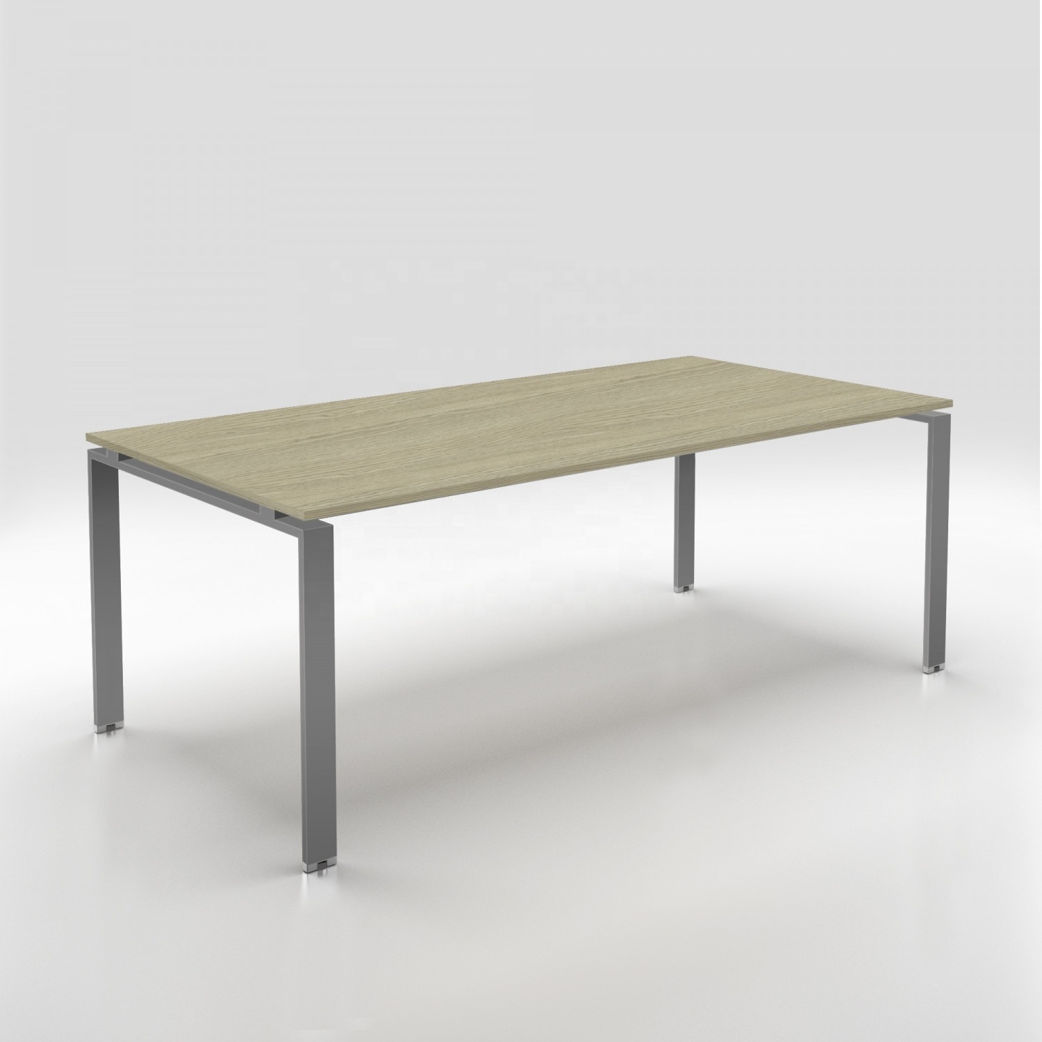 Premium Quality Glass Meeting Table Italy Design Executive Office Desk Extra Clear In Contemporary Modern Style Office