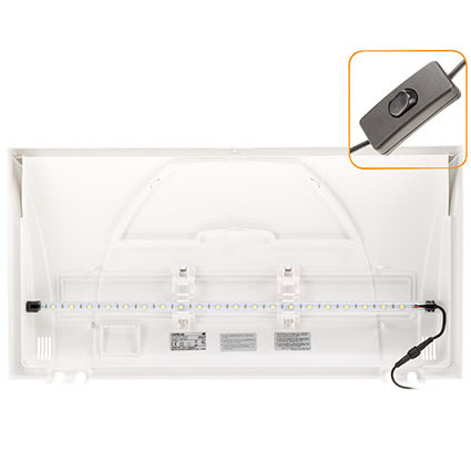 Ferplast Capri 60 LED - 60 L. Glass Aquarium with LED Lamp, Internal Filter and Heater. 2 Colours.