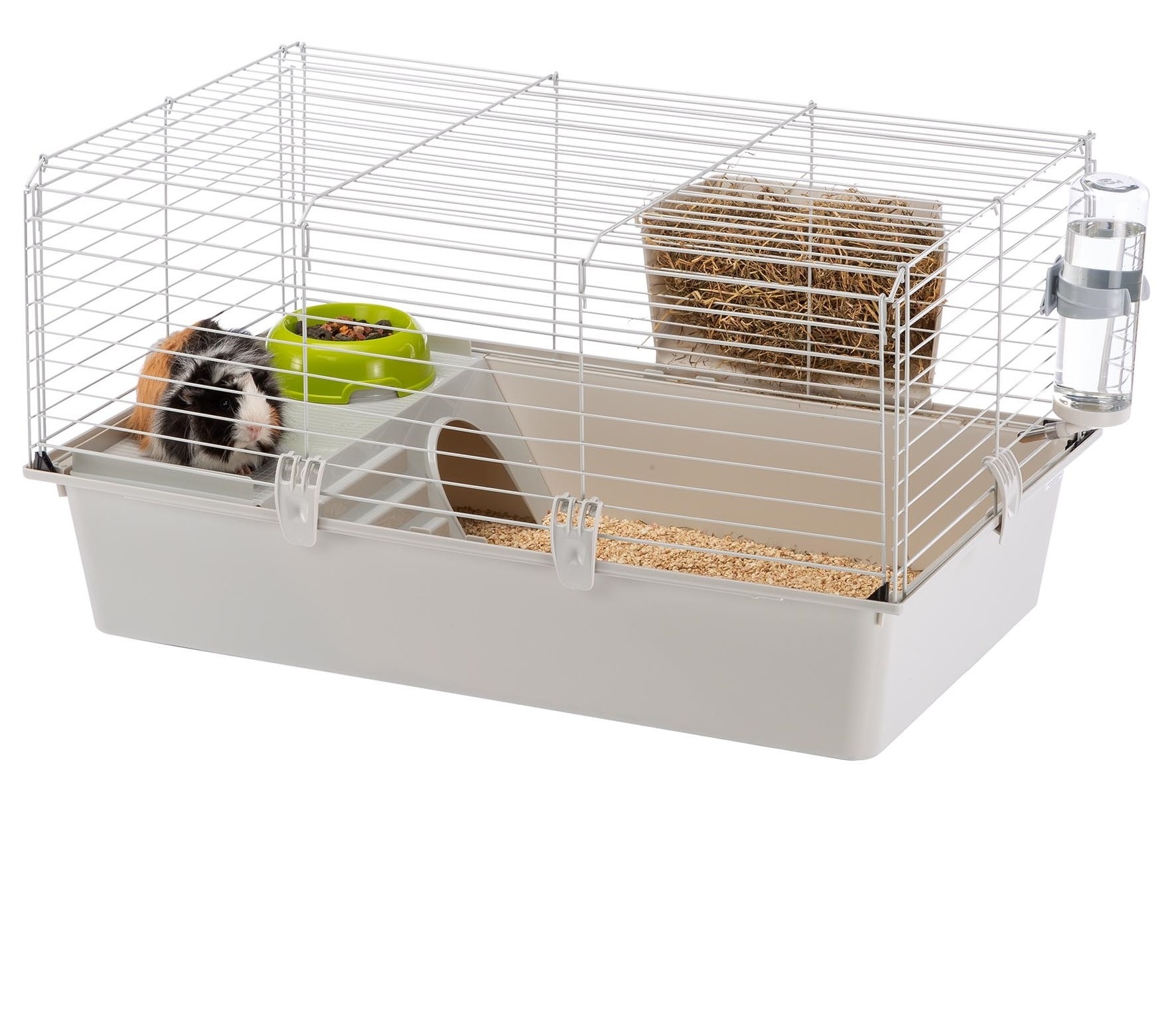 Ferplast Cavie 80 Guinea Pig Cage in Plastic with Opening Door