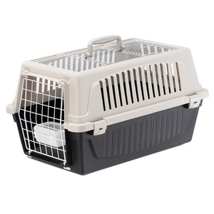 Ferplast Carrier for Small Dogs and Cats max 8 Kg ATLAS 20 OPEN with Cushion and Bowl, Opening Roof