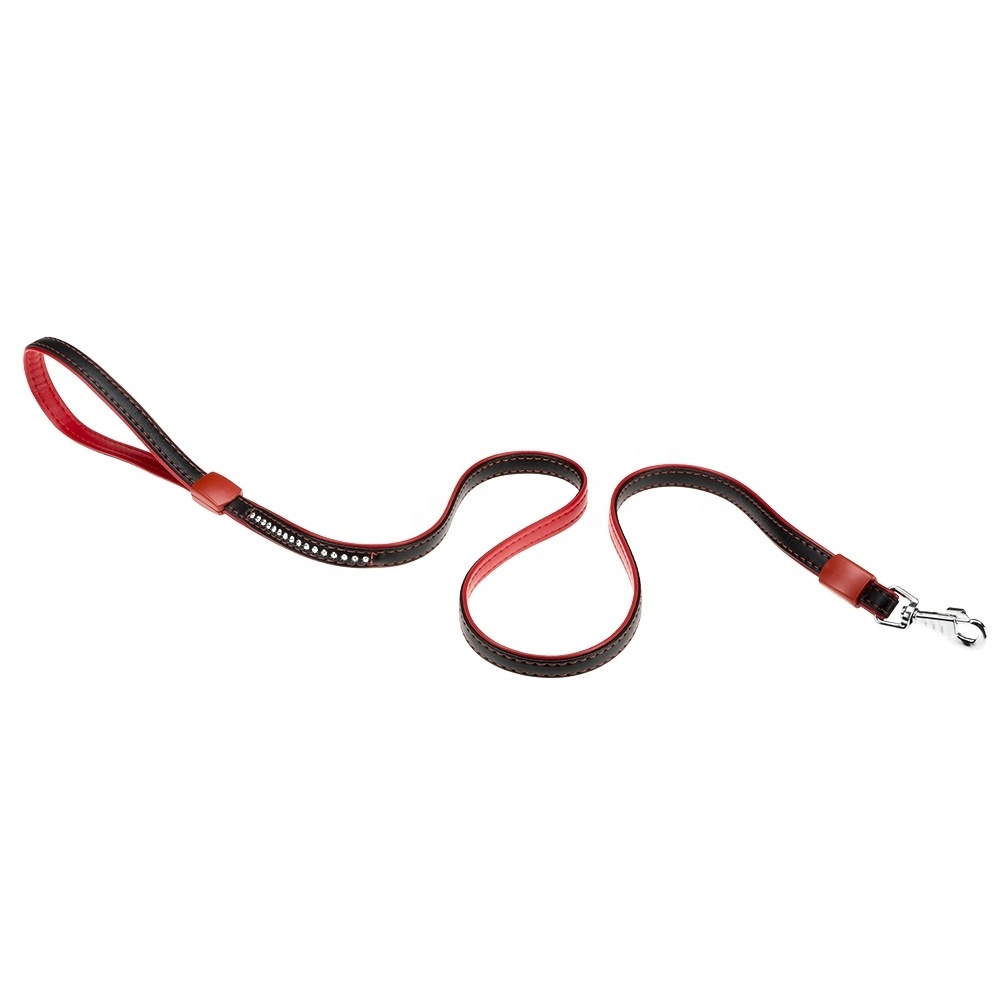 Ferplast LUX G15/110 Dog Lead 15 mm x L 110 cm, Made of Eco-Friendly Leather, Multiple Colours