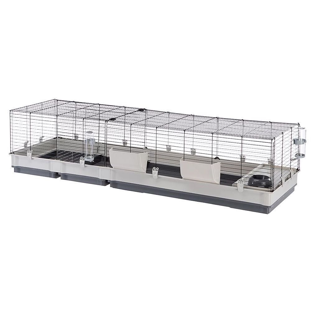 Ferplast KROLIK 200 Large Rabbit Cage with Assembly Kit and Divider, Accessories included