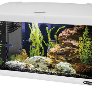 Ferplast Capri 50 LED - 40 L. Glass Aquarium with LED Lamp, Internal Filter and Heater. 2 Colours.