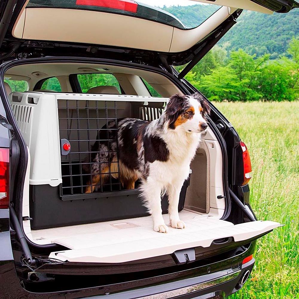 Ferplast Car carrier for dogs ATLAR CAR 100, Ventilation grids, Storage compartments, Draining pad included