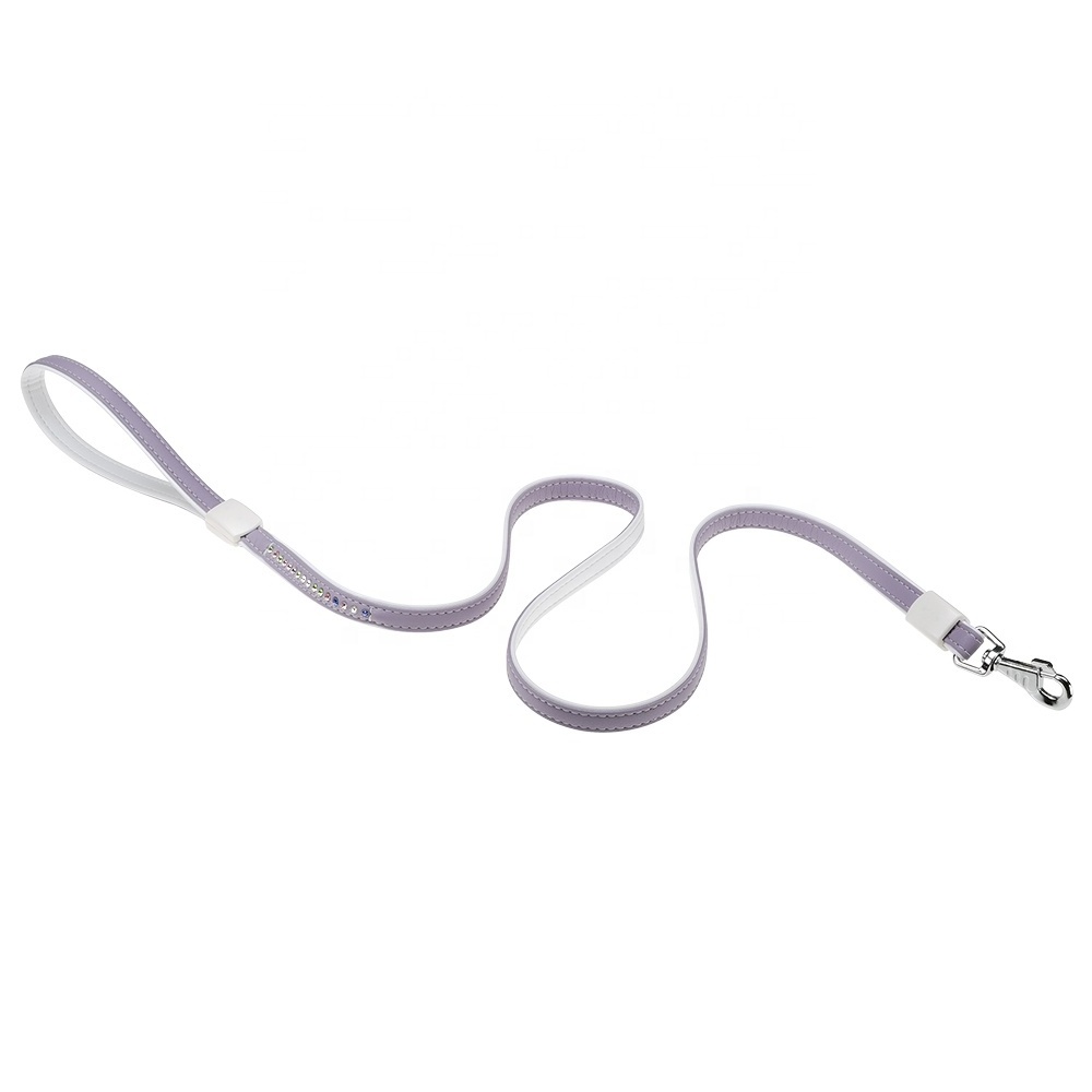 Ferplast LUX G15/110 Dog Lead 15 mm x L 110 cm, Made of Eco-Friendly Leather, Multiple Colours