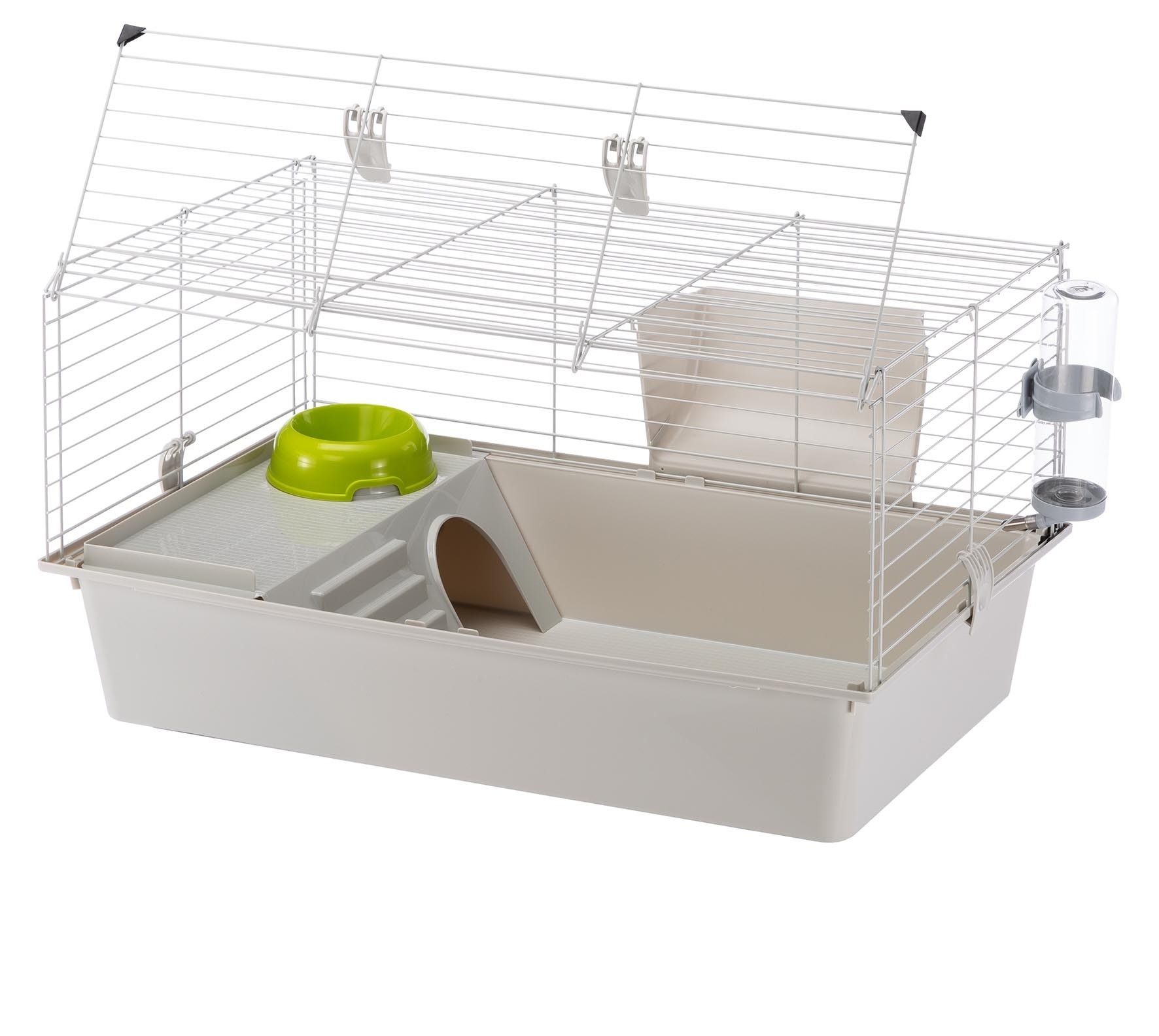 Ferplast Cavie 80 Guinea Pig Cage in Plastic with Opening Door