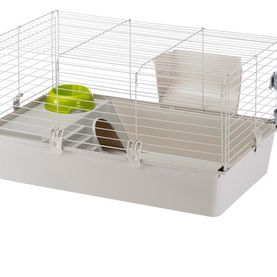 Ferplast Cavie 80 Guinea Pig Cage in Plastic with Opening Door