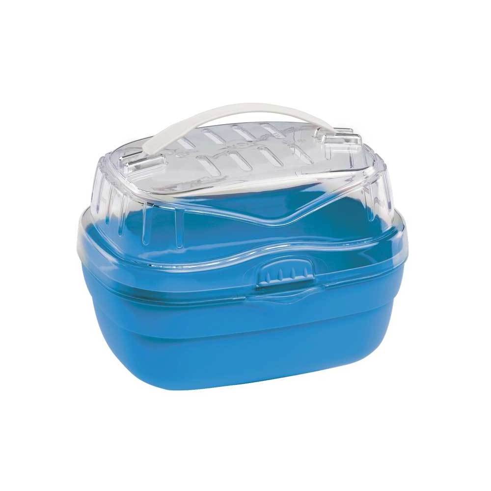 Ferplast Carrier for Small Pets ALADINO SMALL with Ventilation grids, Secure closing, 20 x 16 x h 13,5 cm, Mixed colours