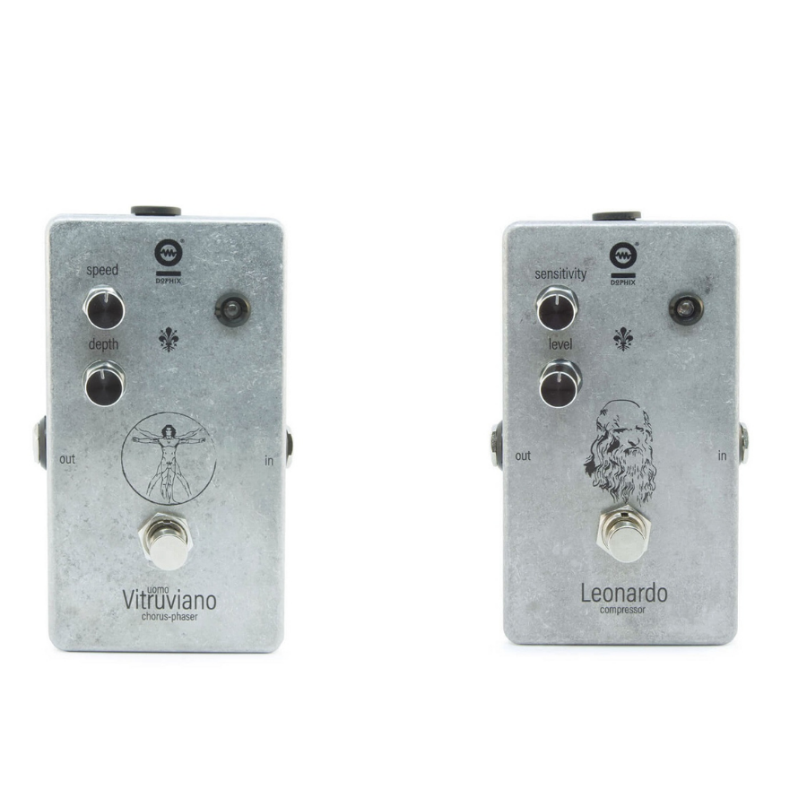 Guitar Combo Pedals - Compressor - Chorus Phaser - handcrafted product in Italy guitareffects luxury fashion hot sale hand made