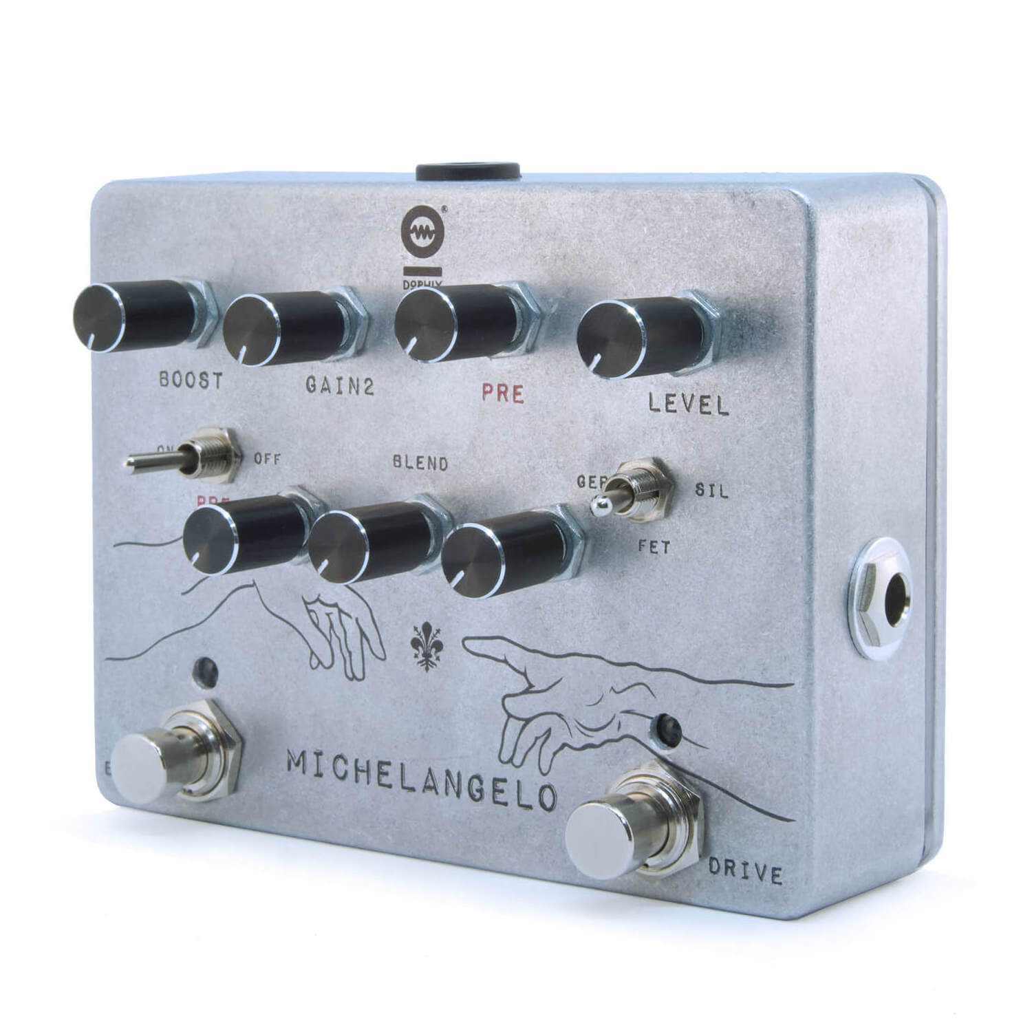 Guitar Accessories - Hand Made Guitar pedal Mchelangelo Overdrive Plus for Elettric Guitar - Made in Italy luxury fashion