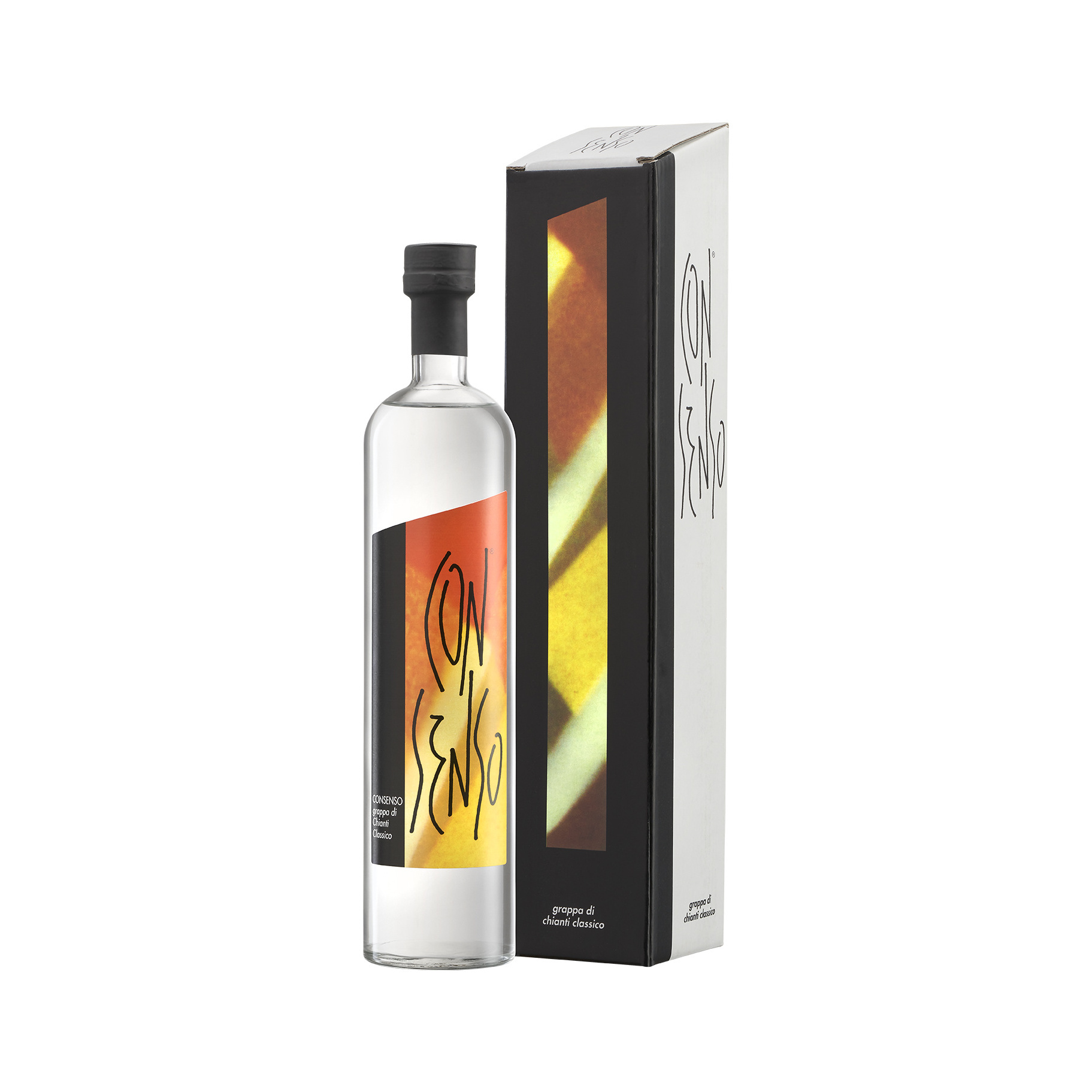 PRIME QUALITY ITALIAN GRAPPA DISTILLED FROM PURE CHIANTI CLASSICO POMACES 500ml IN ELEGANT GIFT BOX