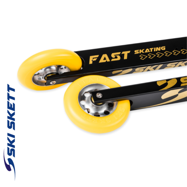 Premium Italian Quality High Speed Ski Rollers Ski Skett FAST SKATE PRO 84 for cross country skiing