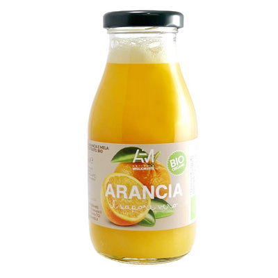 Orange Juice 255 mL Beverage Premium Organic Fresh Fruit High quality organic  orange juice100% of fruit made in italy