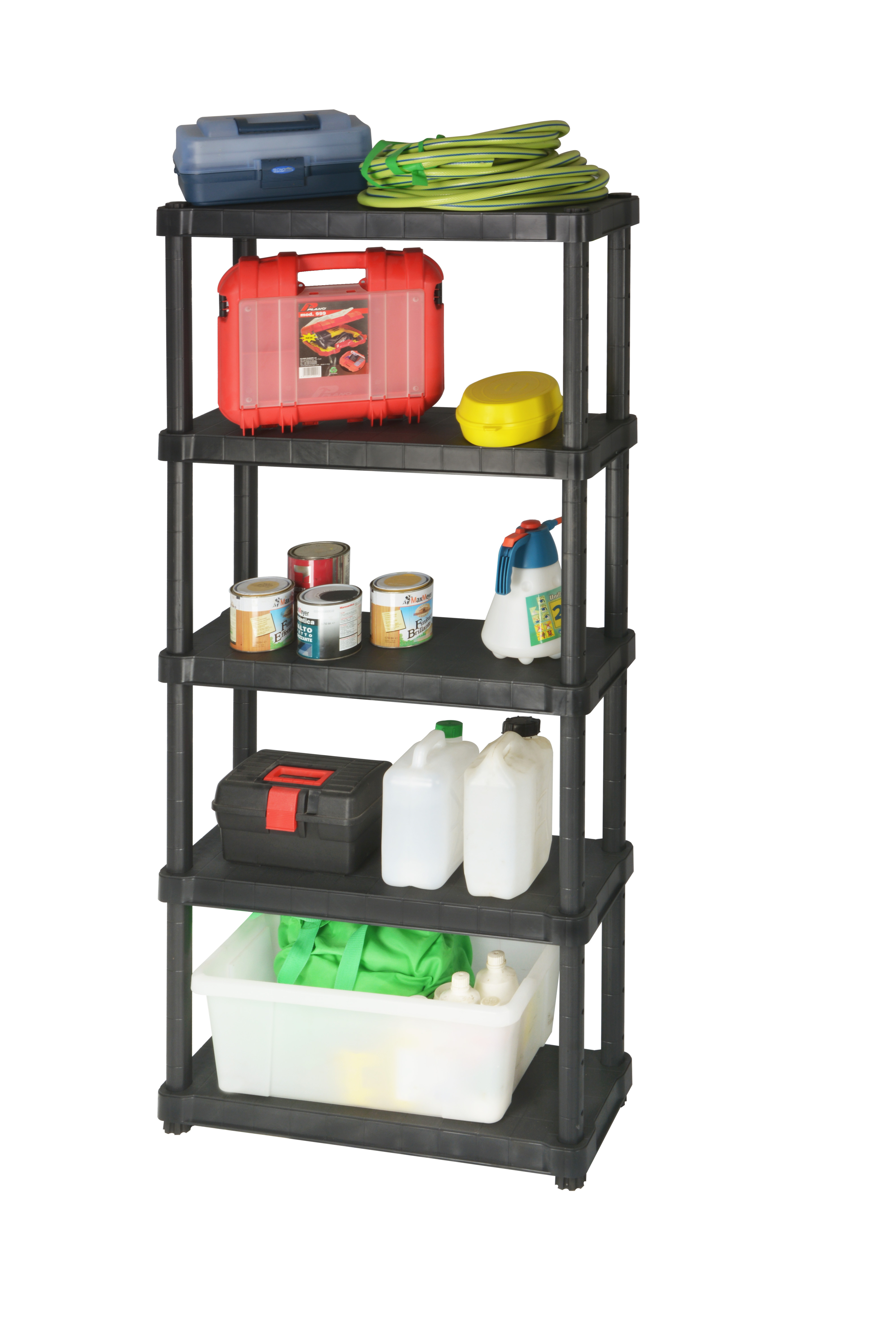 Italy Direct Manufacturer Storage Racks Shelves Vertical Type Plastic Stacking Household Furniture display racks outdoor