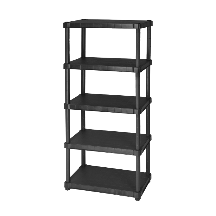 High Quality Plastic Shelving Storage Stacking Rack Quality Guaranteed Plastic Shelf Unit 5 Layer furniture display racks