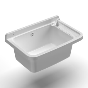 Superior Quality Made In Italy Durable Bathroom Sinks With Additional Drain Kits For Garage And Shed kitchen faucet bath tub