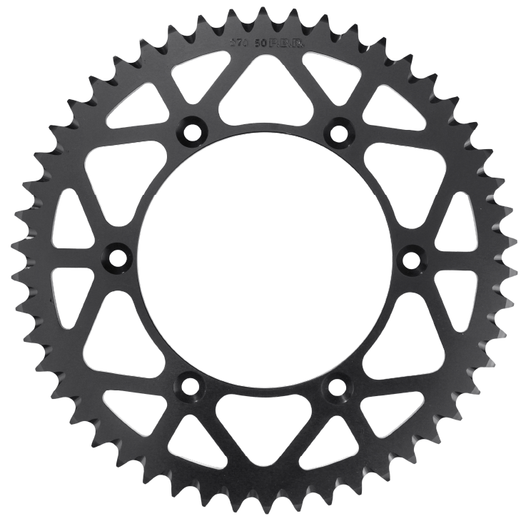 Motorcycle transmission Offroad ergal rear sprockets spare parts made in Italy into motorvalley zone Bologna (Motogp supplier)