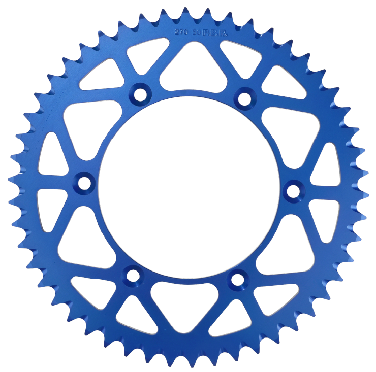 Motorcycle transmission Offroad ergal rear sprockets spare parts made in Italy into motorvalley zone Bologna (Motogp supplier)