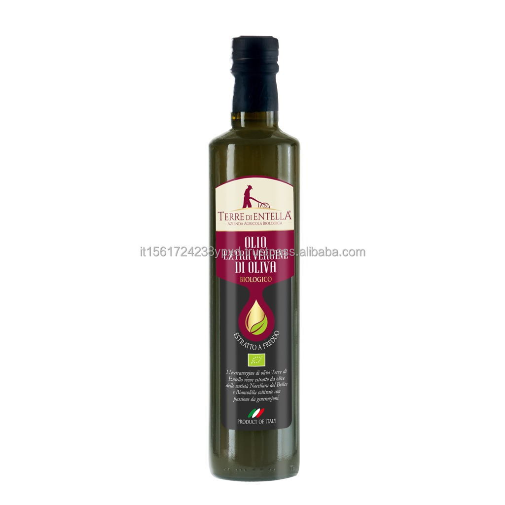 High Sicily Quality Organic extra virgin olive oil harvested in Sicily cold extraction For retail