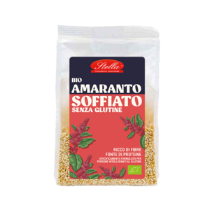 Puffed Amaranth Organic Bio Gluten Free Cereal for Breakfast Sweet Snack Italian High Quality Product